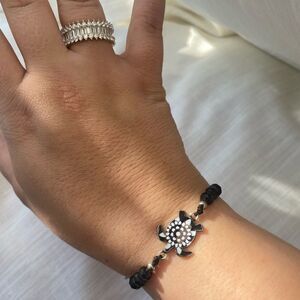 Turtle Friendship Bracelet 🐢🖤
